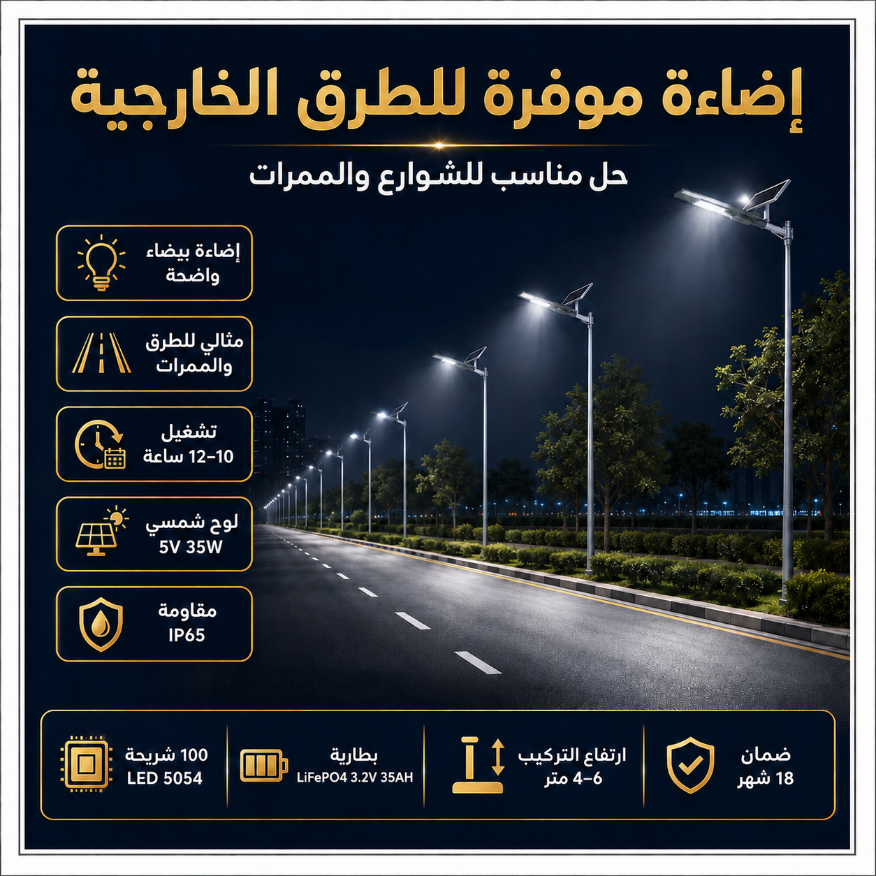كشافات شوارع 200 واتت - الصورة 3