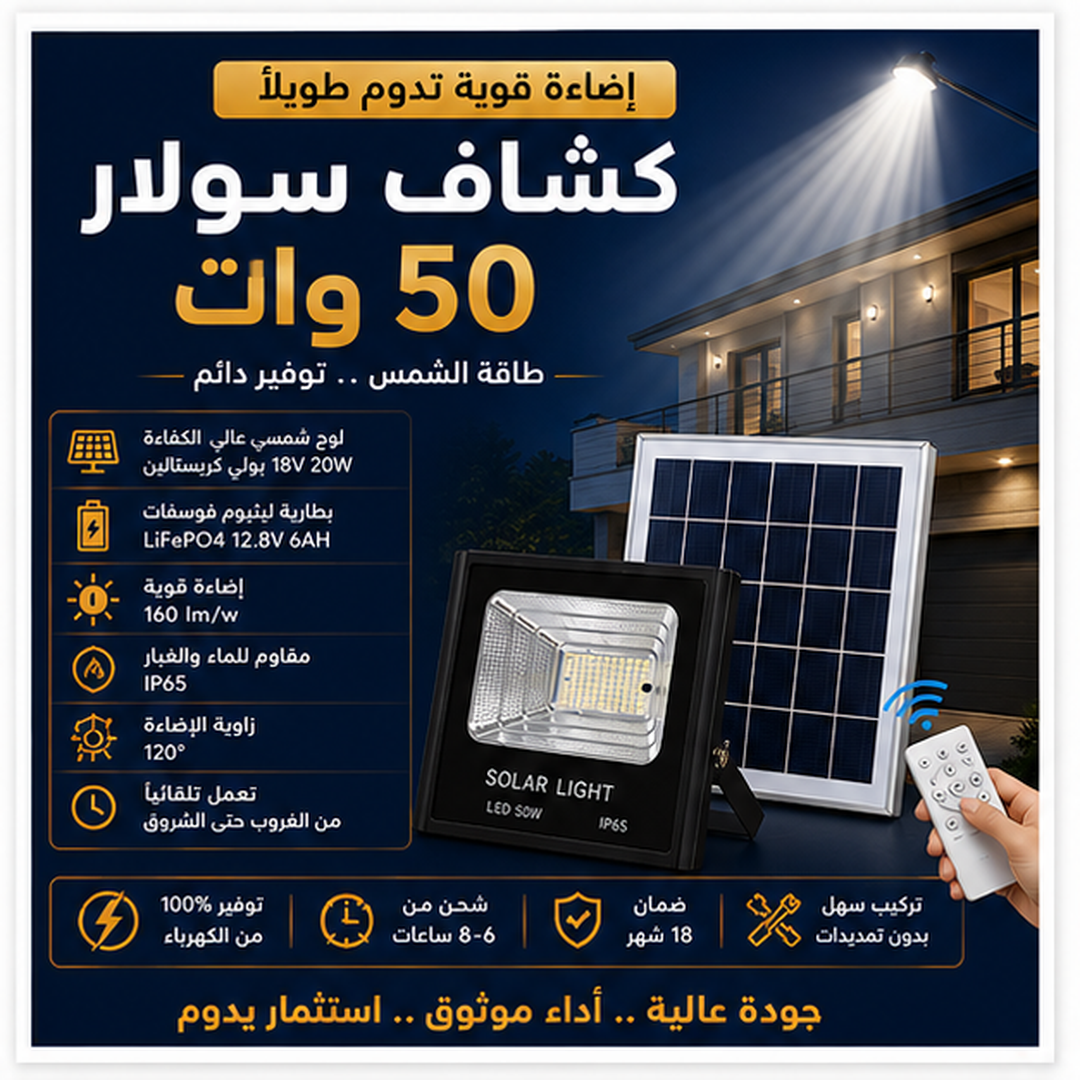 فلود لايت المونيوم 50 واتت - الصورة 2