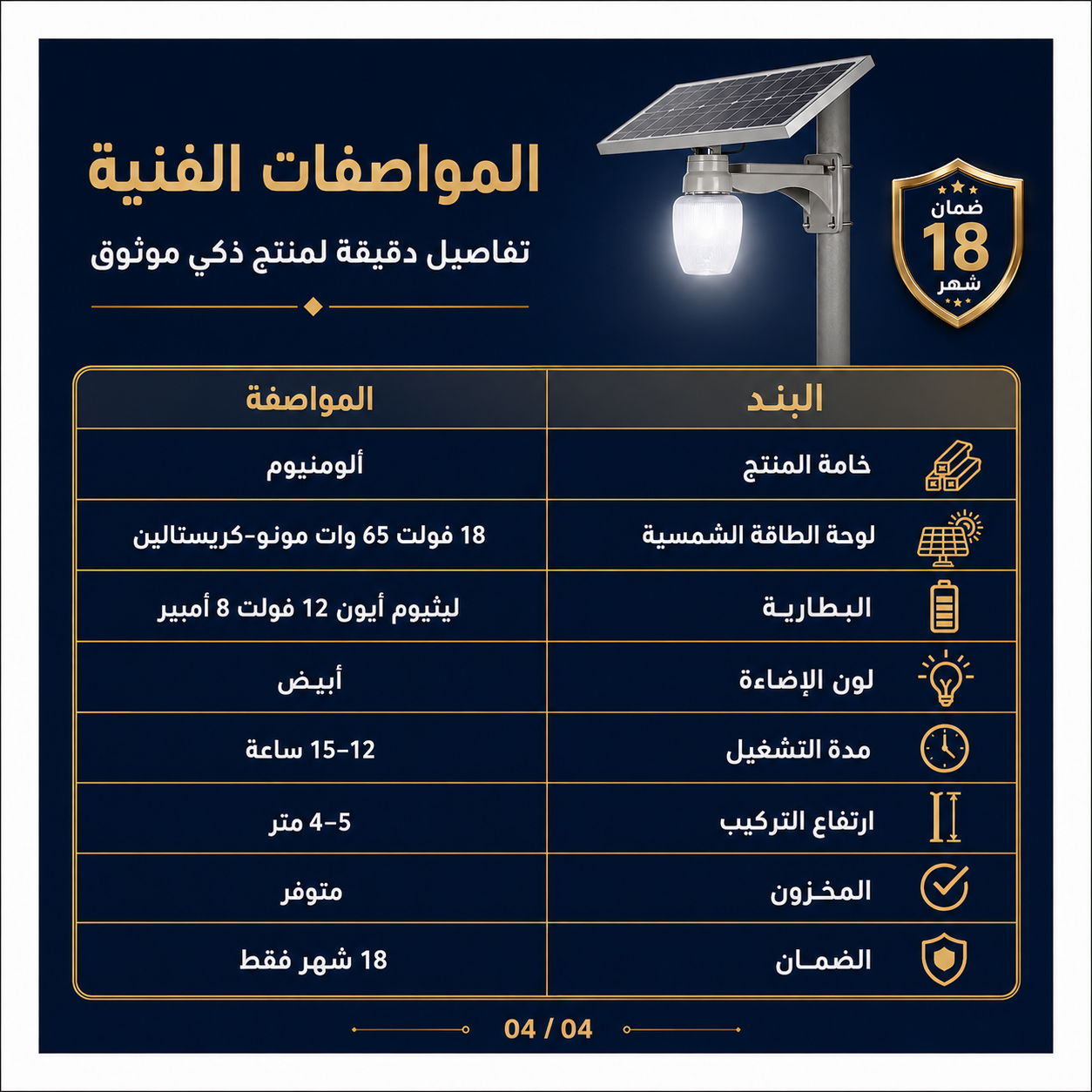 كشاف حدائق و ممرات 30 وات - الصورة 5
