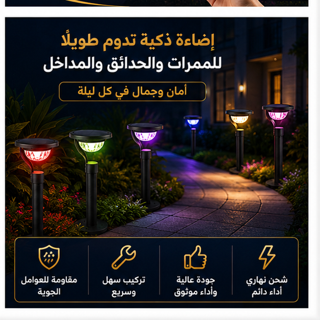 RGB حربة قائم للممرات 2 وات - الصورة 5